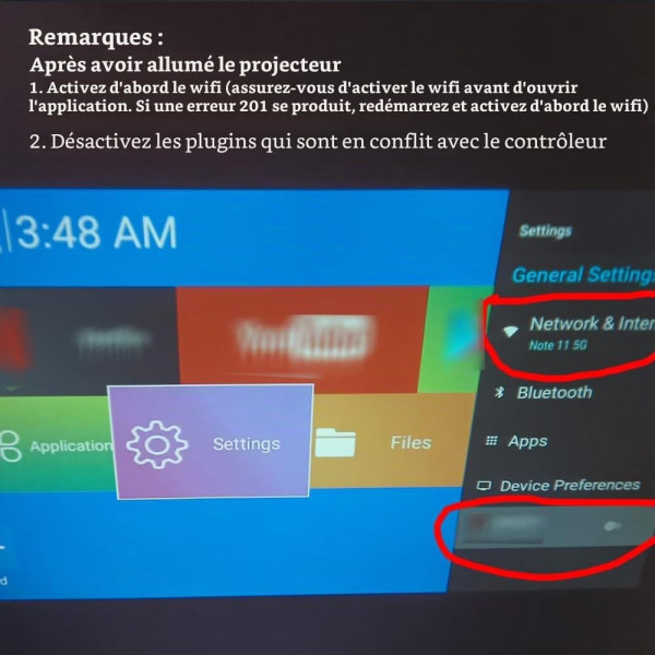 Vidéo Projecteur avec interface...