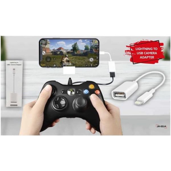 Adaptateur Lightning vers USB JH-0514