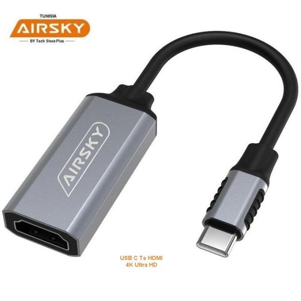 Adaptateur AirSky HC-33 HDTV Câble Haute Résolution -...