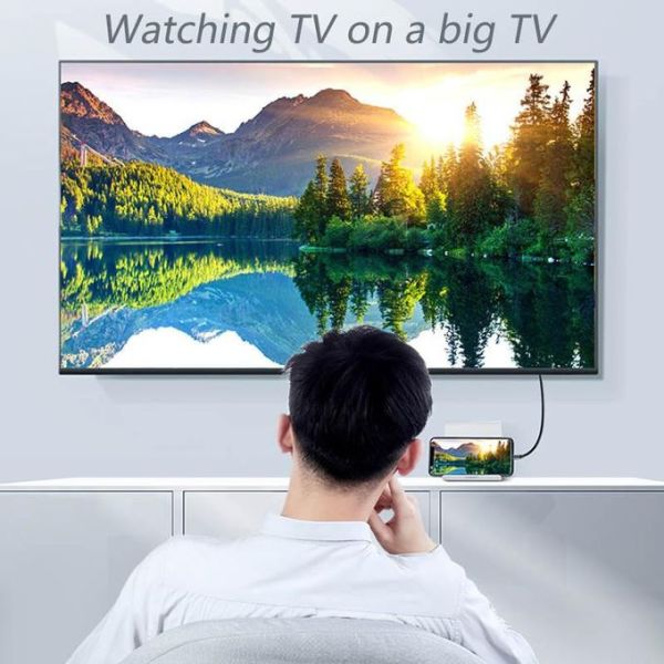 محول AirSky HC-33 HDTV كابل ذو دقة...