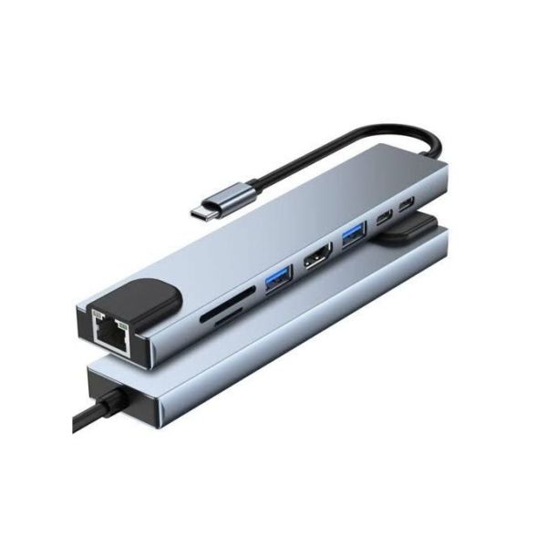 محول 8 في 1 من نوع C - USB-C إلى HD...
