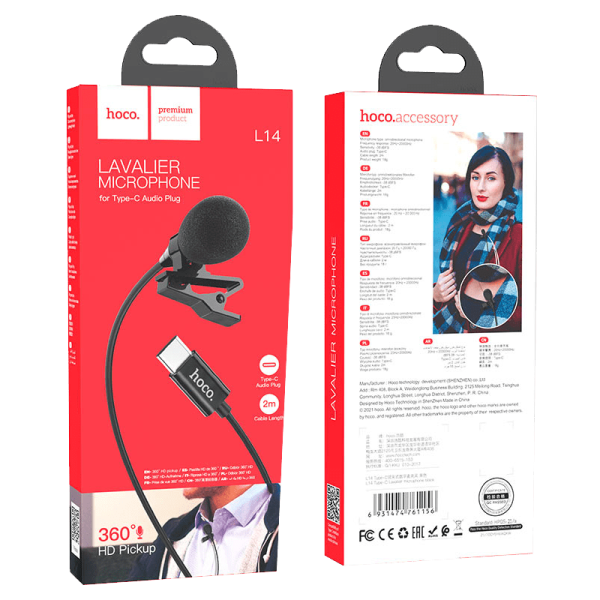 Omnidirectional Lavalier Microphone...