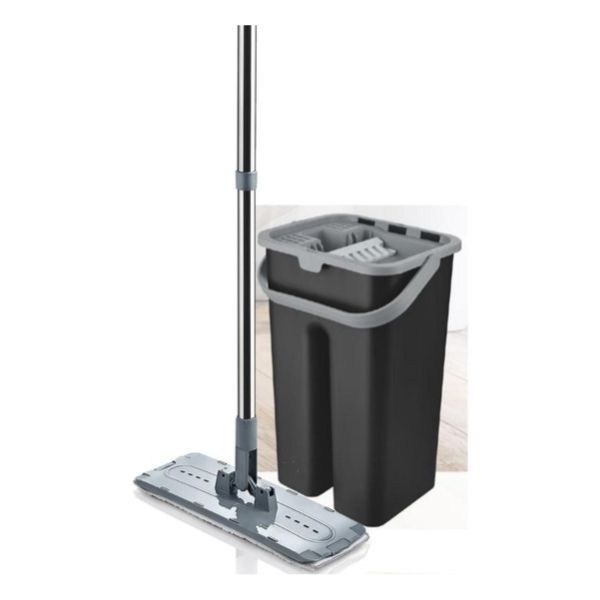 Proff Serpillière plate avec seau,...