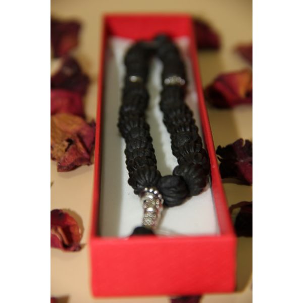 Sebha 3anber et métal argenté