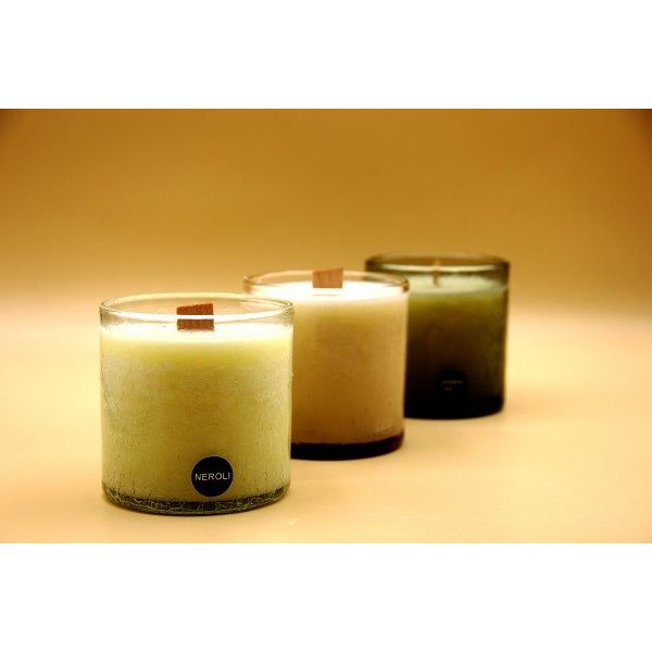 Bougie parfumée droite 100% naturelle...