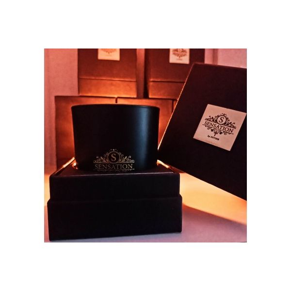 Coffret Bougie parfumée 220g Black