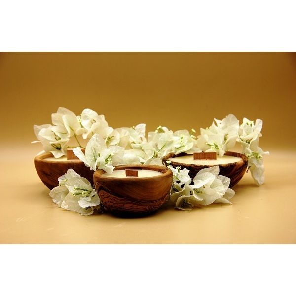 Bougie ronde parfumée naturelle...