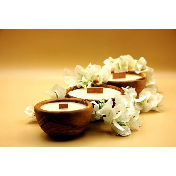 Bougie ronde parfumée naturelle...