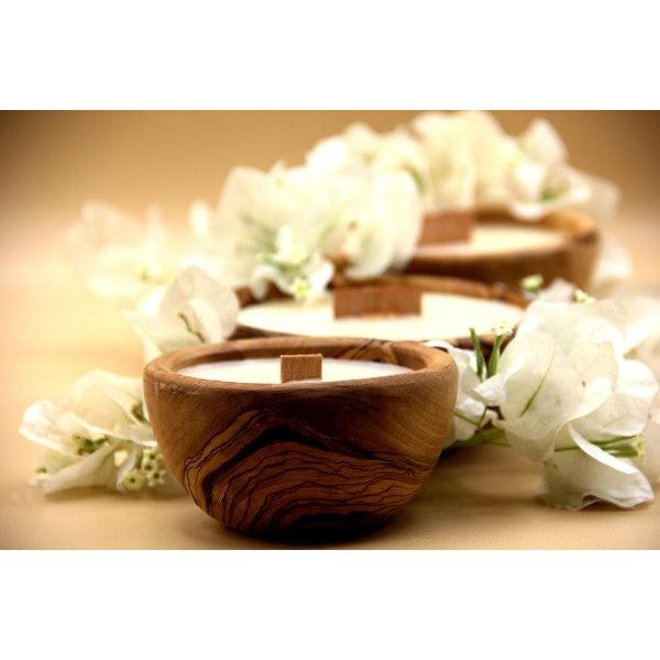 Bougie ronde parfumée naturelle...