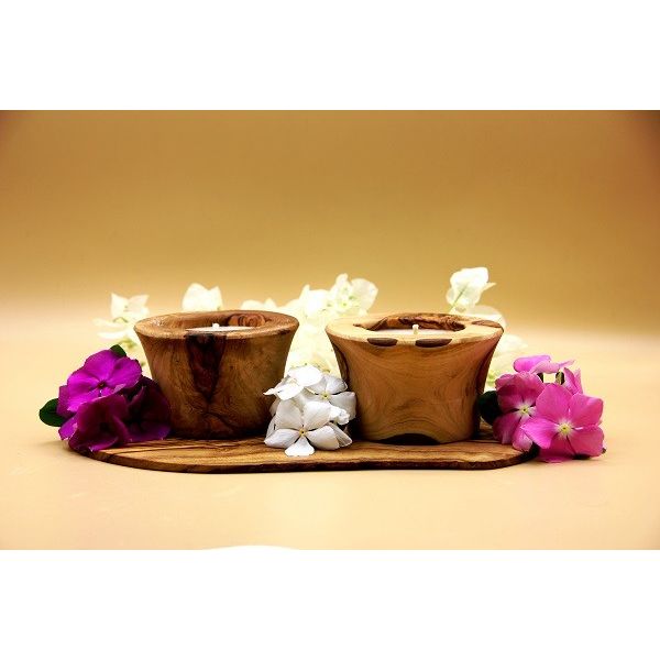 Bougie évasée parfumée naturelle...