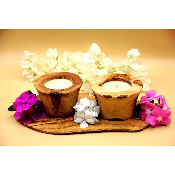 Bougie évasée parfumée naturelle...