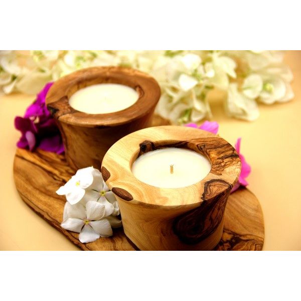 Bougie évasée parfumée naturelle...