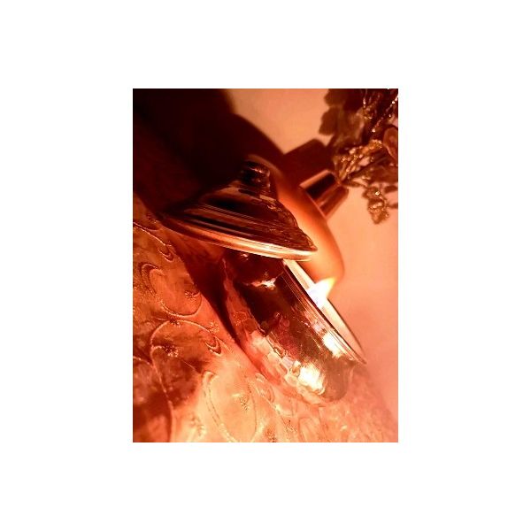 Hammered copper candy jar candle