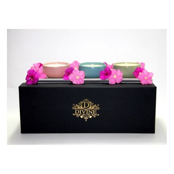 Organic candles 'Patchwork'