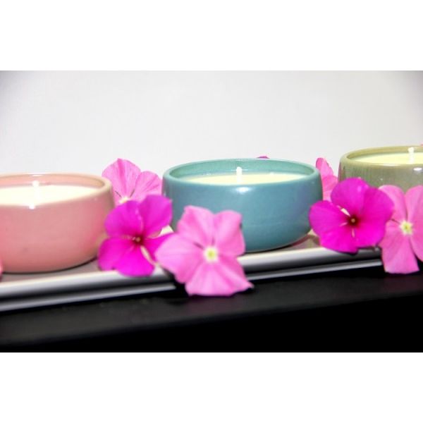 Organic candles 'Patchwork'