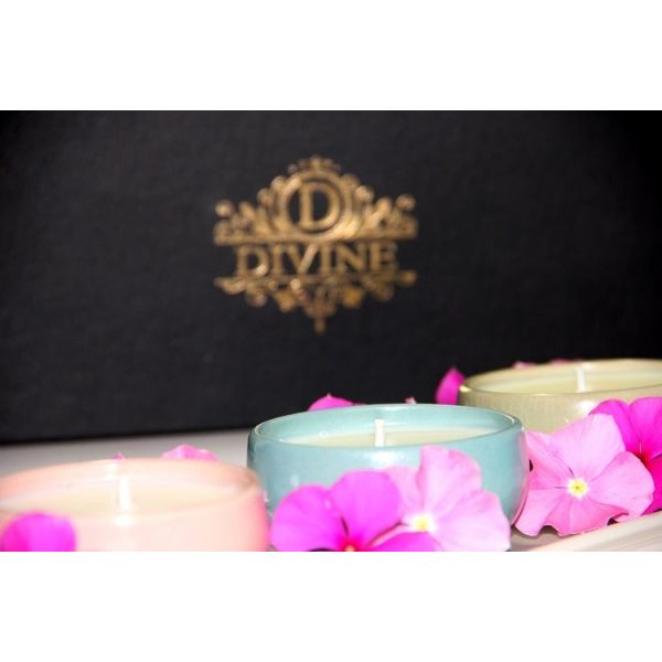 Organic candles 'Patchwork'