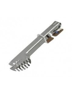 ملقط سباغيتي 18 سم من الفولاذ المقاوم للصدأ بتأثير مرآة -...